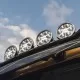 Халоген допълнителен FEVOR 220х87 12-24V, с оребрения по стъклото с кабел 0.5м.