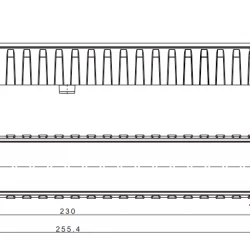 Стоп универсален диоден 12-36V, 2 функции (задна светлина, мъгла), 1м кабел - 2